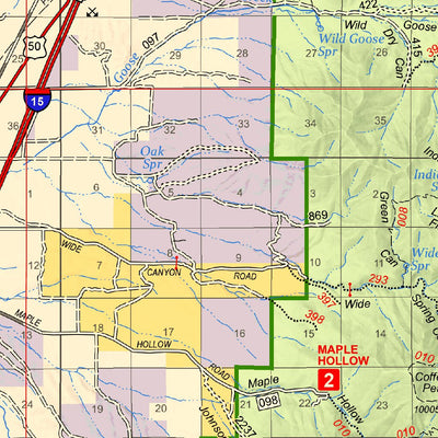 Fishlake National Forest Visitor Map North Half 2024 Preview 2