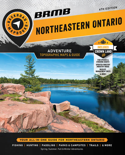 Backroad Mapbook Northeastern Ontario 6th edition (NEON Map Bundle) Preview 1