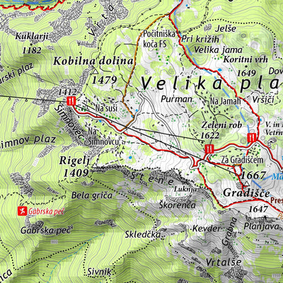 Kamnik in okolica - zahod1:25.000 PZS Preview 3