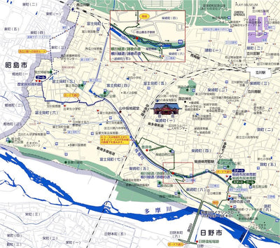 たちかわウォーキングマップ（立川市ウォーキングマップ） Preview 1