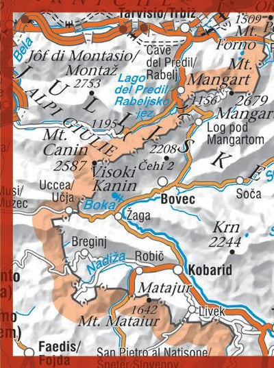 Julijske Alpe - zahod 1:50.000 PZS Preview 1