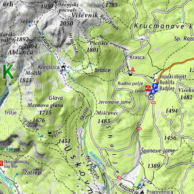 Julijske Alpe - vzhod 1:50.000 PZS Preview 2