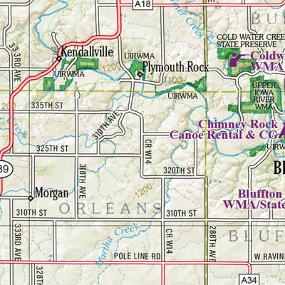 Iowa Atlas & Gazetteer Page 21 Preview 3