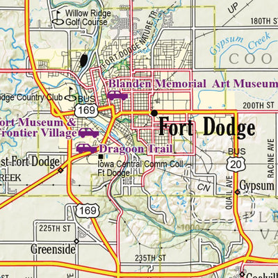 Iowa Atlas & Gazetteer Page 28 Preview 3