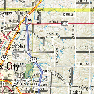 Iowa Atlas & Gazetteer Page 24 Preview 3