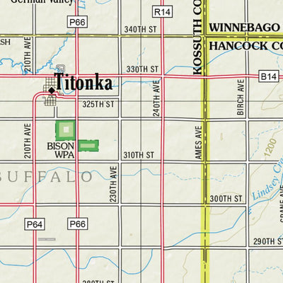 Iowa Atlas & Gazetteer Page 18 Preview 2