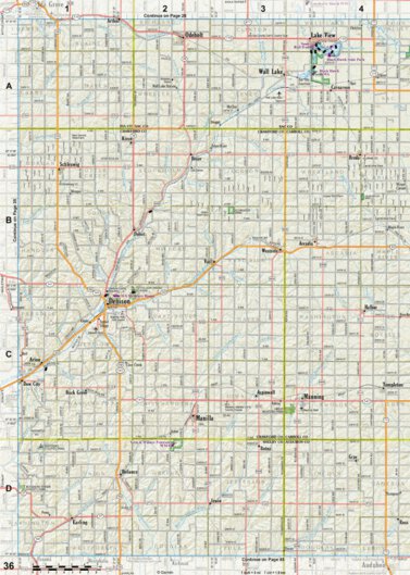 Iowa Atlas & Gazetteer Page 36 Preview 1