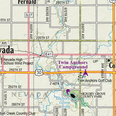 Iowa Atlas & Gazetteer Page 39 Preview 2