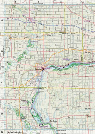 Iowa Atlas & Gazetteer Page 52 Preview 1