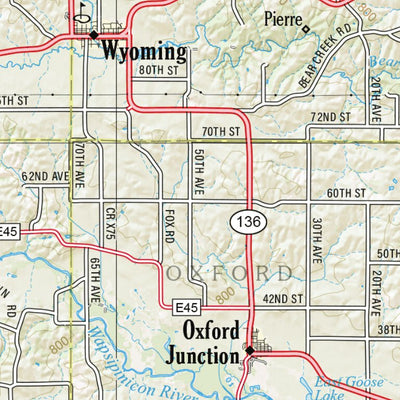 Iowa Atlas & Gazetteer Page 43 Preview 2