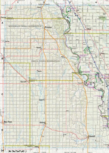 Iowa Atlas & Gazetteer Page 34 Preview 1