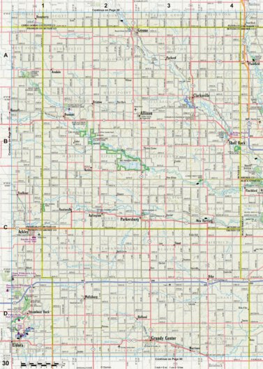 Iowa Atlas & Gazetteer Page 30 Preview 1