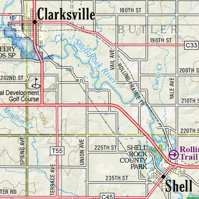 Iowa Atlas & Gazetteer Page 30 Preview 3