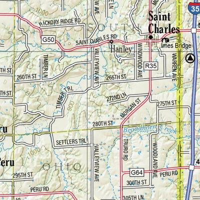 Iowa Atlas & Gazetteer Page 47 Preview 3