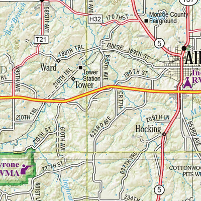 Iowa Atlas & Gazetteer Page 59 Preview 3