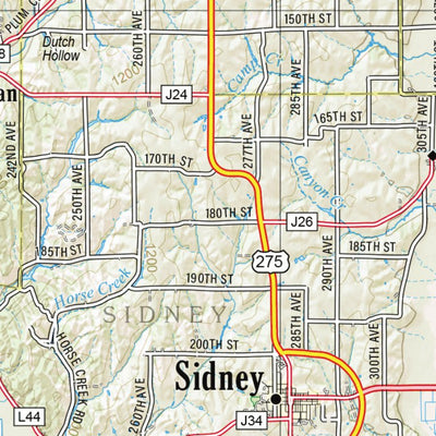 Iowa Atlas & Gazetteer Page 54 Preview 3