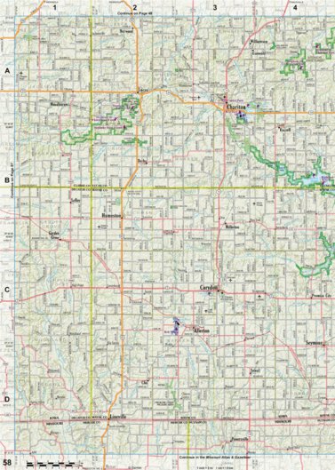 Iowa Atlas & Gazetteer Page 58 Preview 1