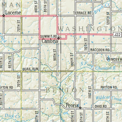 Iowa Atlas & Gazetteer Page 58 Preview 2