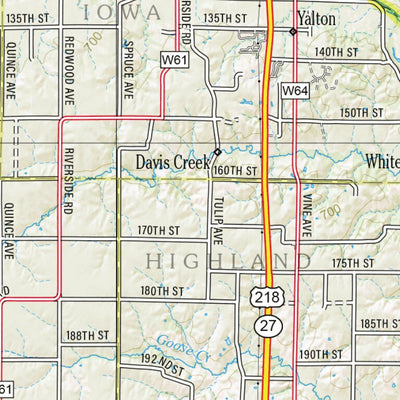 Iowa Atlas & Gazetteer Page 51 Preview 2