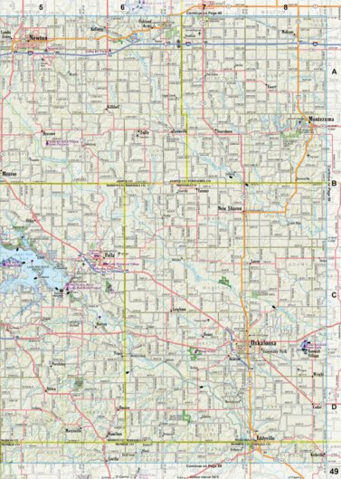 Iowa Atlas & Gazetteer Page 49 Preview 1