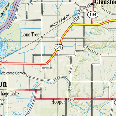 Iowa Atlas & Gazetteer Page 62 Preview 2
