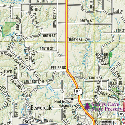 Iowa Atlas & Gazetteer Page 62 Preview 3