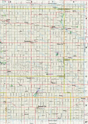 Iowa Atlas & Gazetteer Page 27 Preview 1