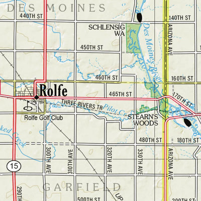 Iowa Atlas & Gazetteer Page 27 Preview 3