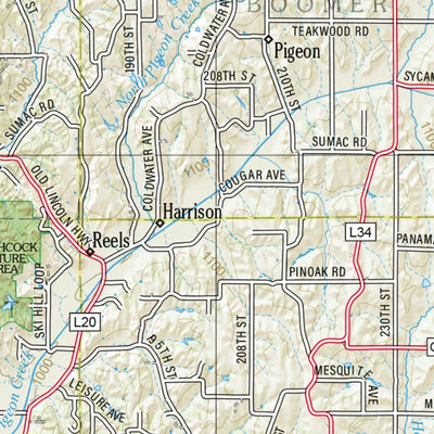 Iowa Atlas & Gazetteer Page 44 Preview 2