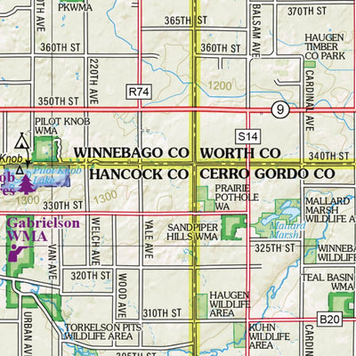 Iowa Atlas & Gazetteer Page 19 Preview 3