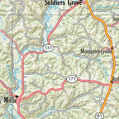 Iowa Atlas & Gazetteer Page 23 Preview 3