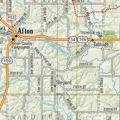 Iowa Atlas & Gazetteer Page 57 Preview 3