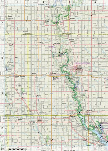 Iowa Atlas & Gazetteer Page 38 Preview 1