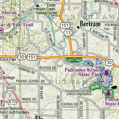 Iowa Atlas & Gazetteer Page 42 Preview 3