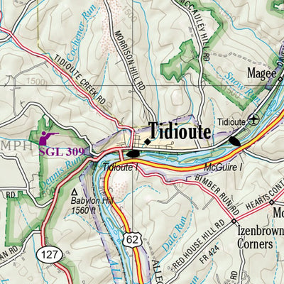 Pennsylvania Atlas & Gazetteer Page 20 Preview 3