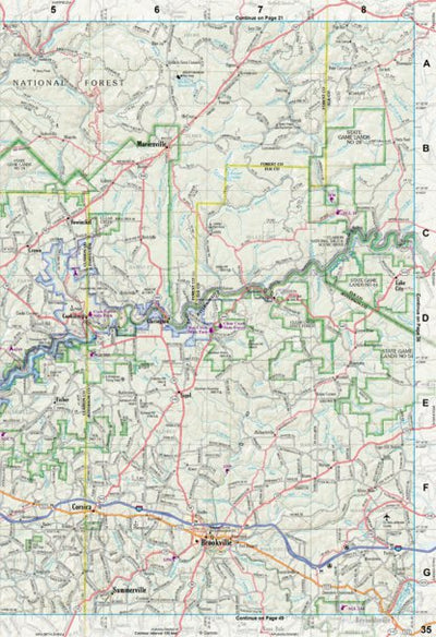 Pennsylvania Atlas & Gazetteer Page 35 Preview 1