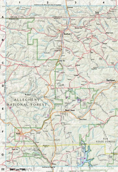 Pennsylvania Atlas & Gazetteer Page 22 Preview 1