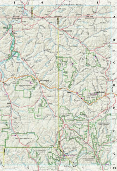 Pennsylvania Atlas & Gazetteer Page 23 Preview 1