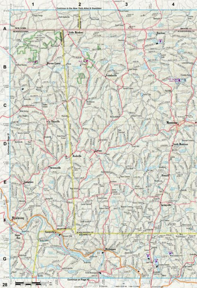 Pennsylvania Atlas & Gazetteer Page 28 Preview 1