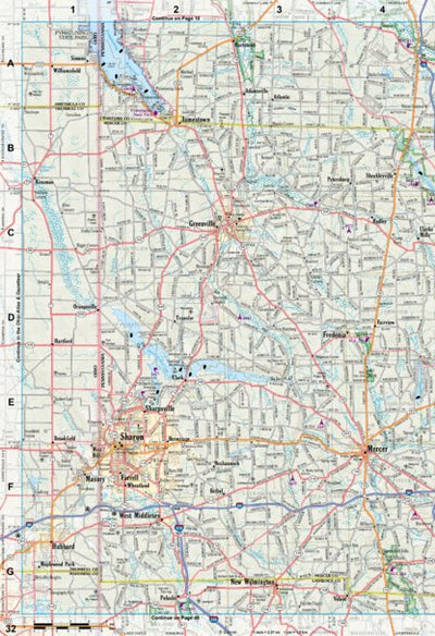 Pennsylvania Atlas & Gazetteer Page 32 Preview 1