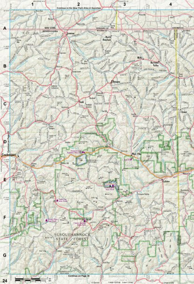 Pennsylvania Atlas & Gazetteer Page 24 Preview 1