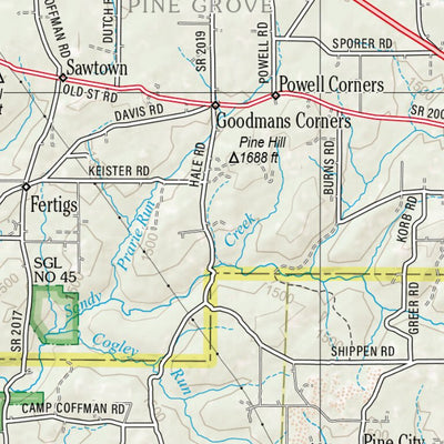 Pennsylvania Atlas & Gazetteer Page 34 Preview 2