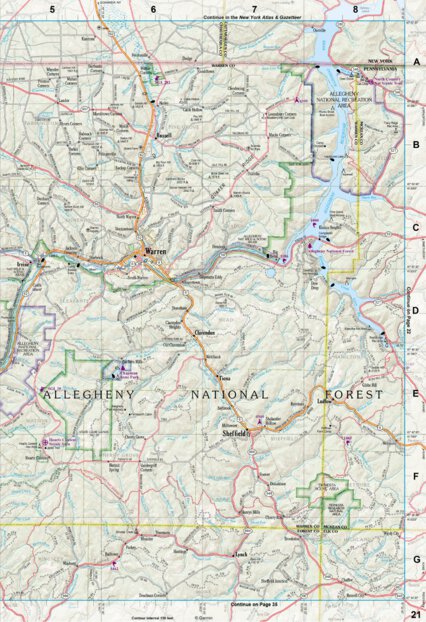 Pennsylvania Atlas & Gazetteer Page 21 Preview 1
