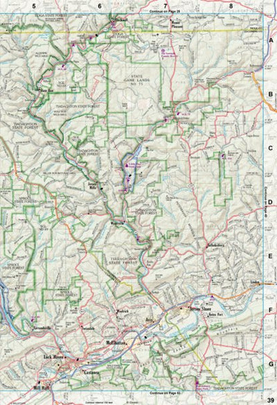 Pennsylvania Atlas & Gazetteer Page 39 Preview 1