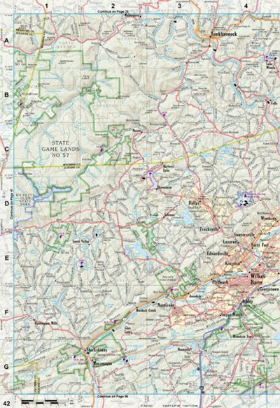 Pennsylvania Atlas & Gazetteer Page 42 Preview 1