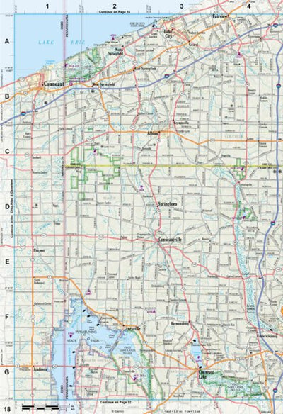 Pennsylvania Atlas & Gazetteer Page 18 Preview 1