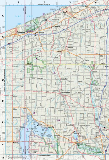 Pennsylvania Atlas & Gazetteer Page 18 Preview 1