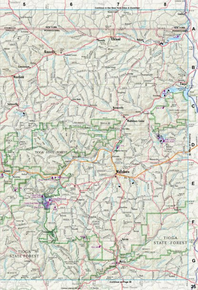 Pennsylvania Atlas & Gazetteer Page 25 Preview 1