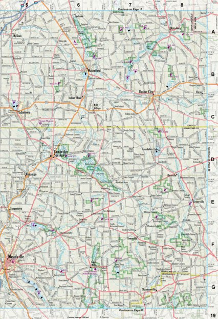 Pennsylvania Atlas & Gazetteer Page 19 Preview 1