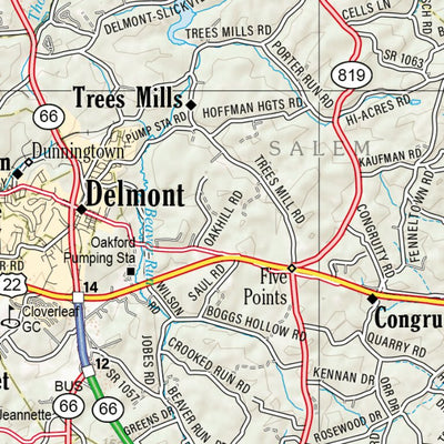 Pennsylvania Atlas & Gazetteer Page 62 Preview 2